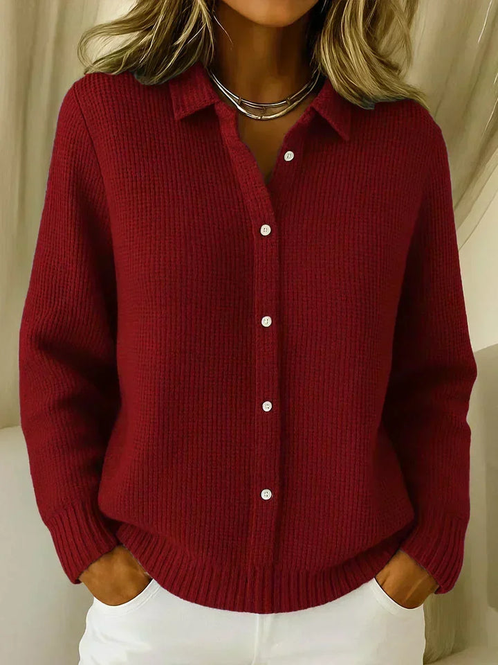 Patricia | Cardigan Texturé à Boutons