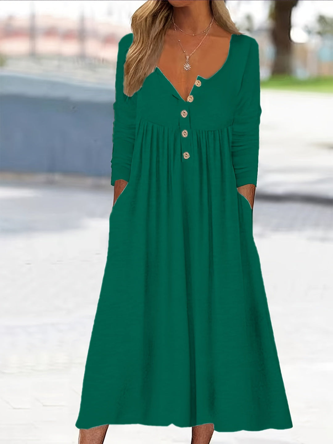 ZARA | ROBE MIDI AVEC BOUTONS À L'AVANT