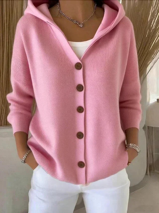 Doris | Gilet en Tricot à Capuche