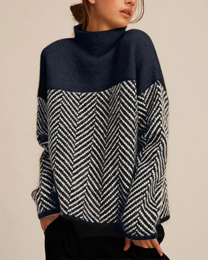 Norah | Pull en Coton Col Montant
