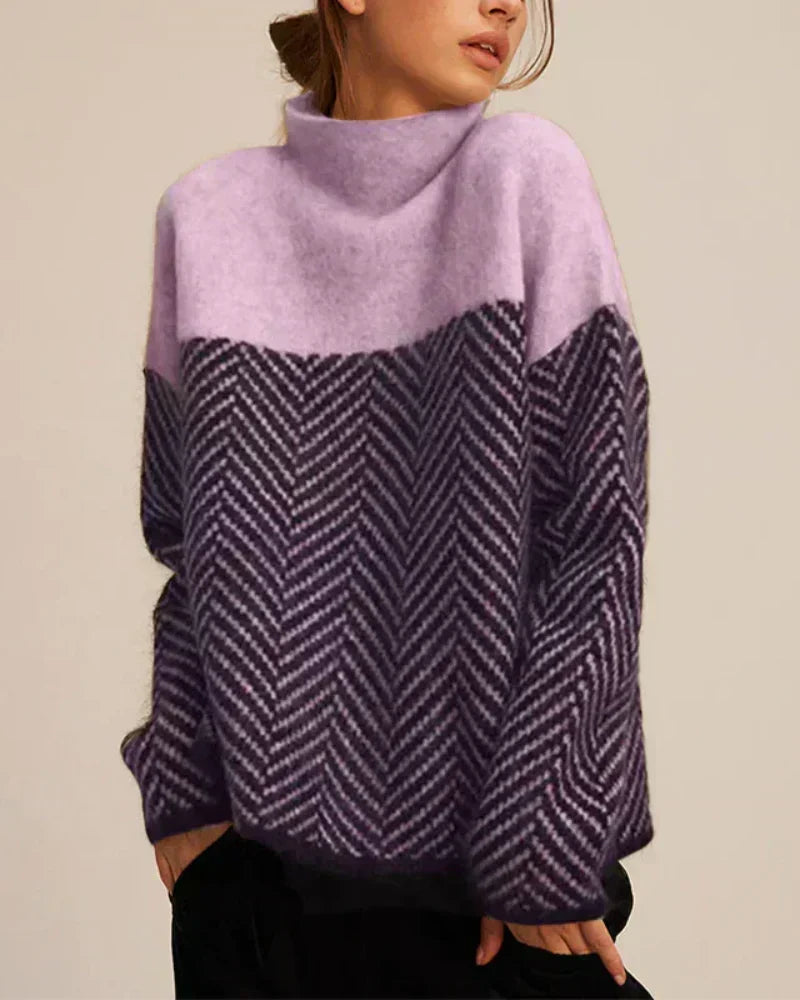 Norah | Pull en Coton Col Montant