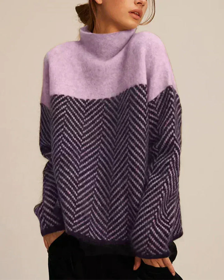 Norah | Pull en Coton Col Montant