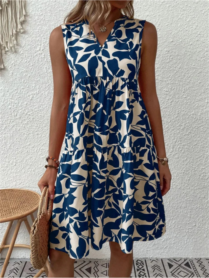TASHA | ROBE MIDI FLUIDE AVEC SILHOUETTE ÉVASÉE