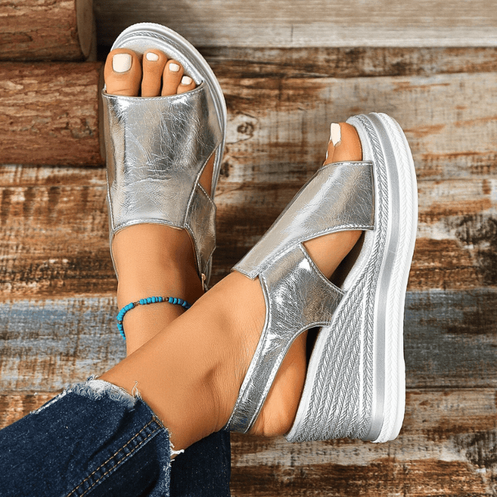 Baylie - Sandales Métalliques Élégantes