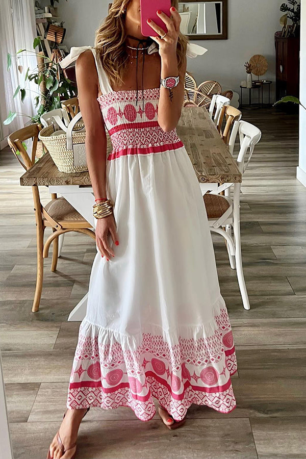 Rianna - Robe Maxi Bohémienne d'Été
