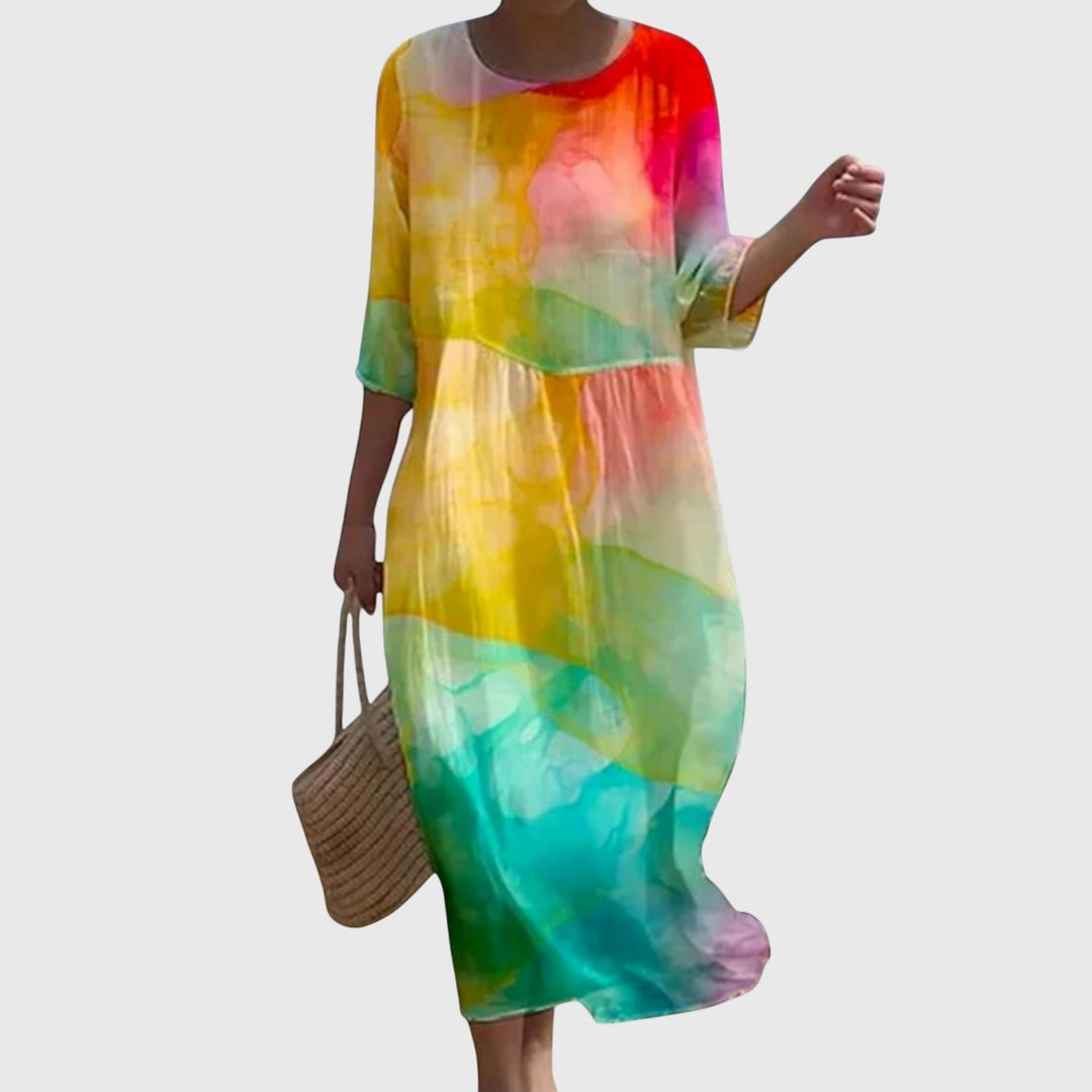 Hayley™ | Robe Maxi Florale Élegante