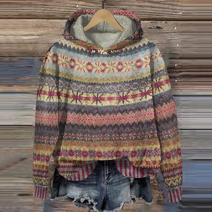 Gaby | Sweat-shirt Ethnique Rétro
