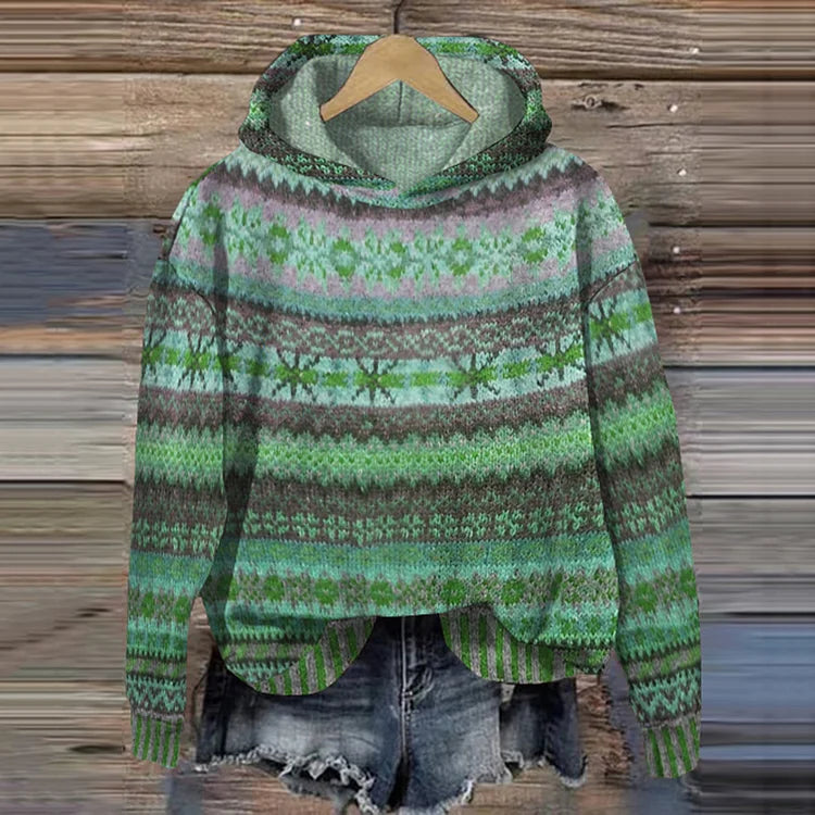 Gaby | Sweat-shirt Ethnique Rétro