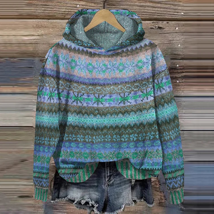 Gaby | Sweat-shirt Ethnique Rétro