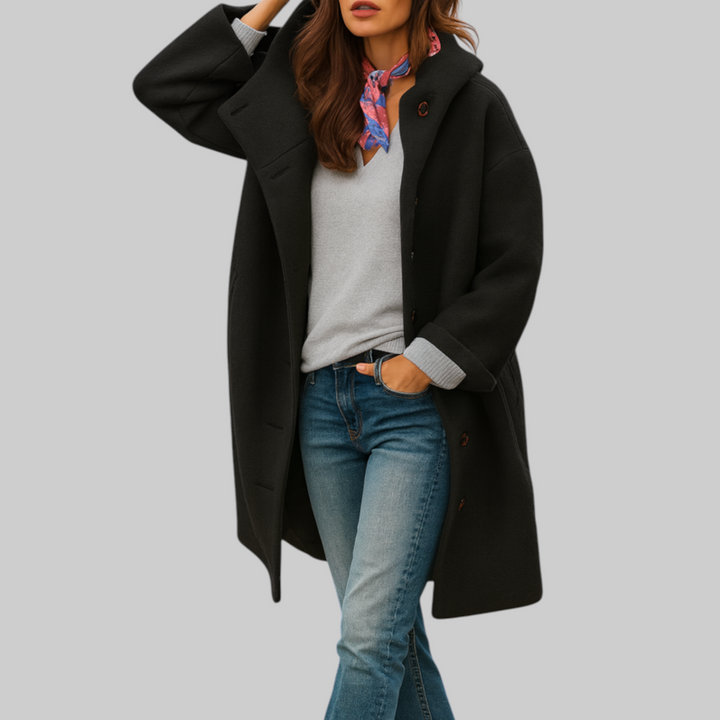 Freja | manteau quotidien, mi-long et confortable