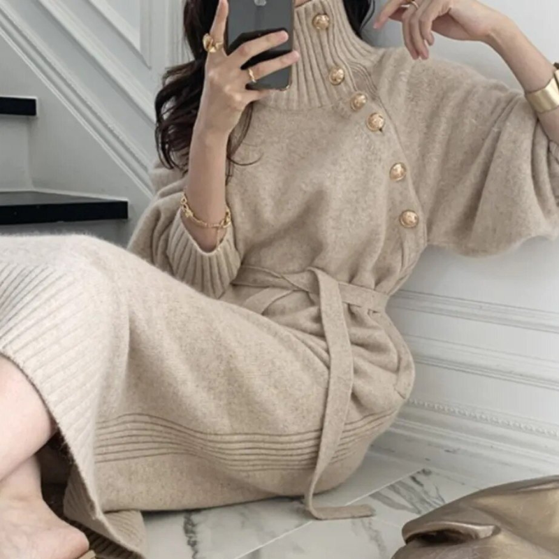 Evelia - Robe Enveloppante Confortable