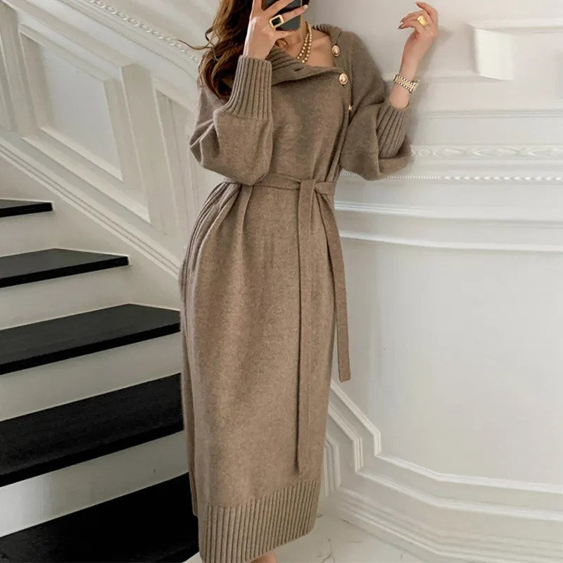 Evelia - Robe Enveloppante Confortable