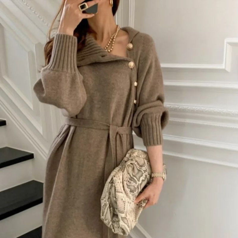 Evelia - Robe Enveloppante Confortable