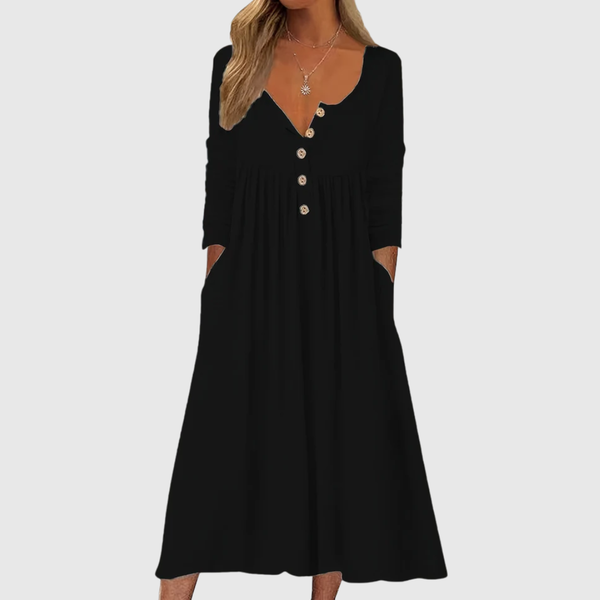 ZARA | ROBE MIDI AVEC BOUTONS À L'AVANT