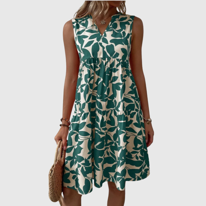 TASHA | ROBE MIDI FLUIDE AVEC SILHOUETTE ÉVASÉE