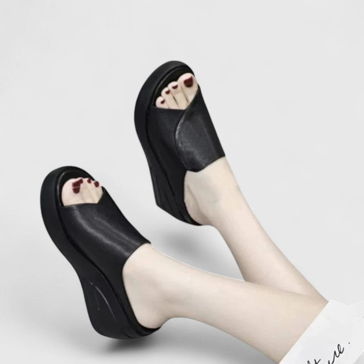 Kora - Sandales Orthopédiques à Talon Compensé