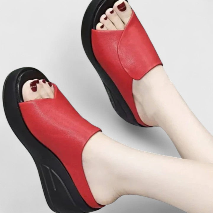Kora - Sandales Orthopédiques à Talon Compensé