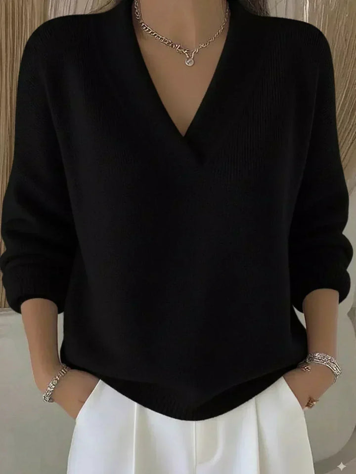 Linda | Pull V-Neck Décontracté
