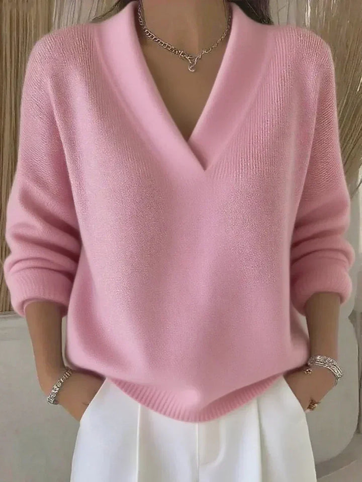 Linda | Pull V-Neck Décontracté