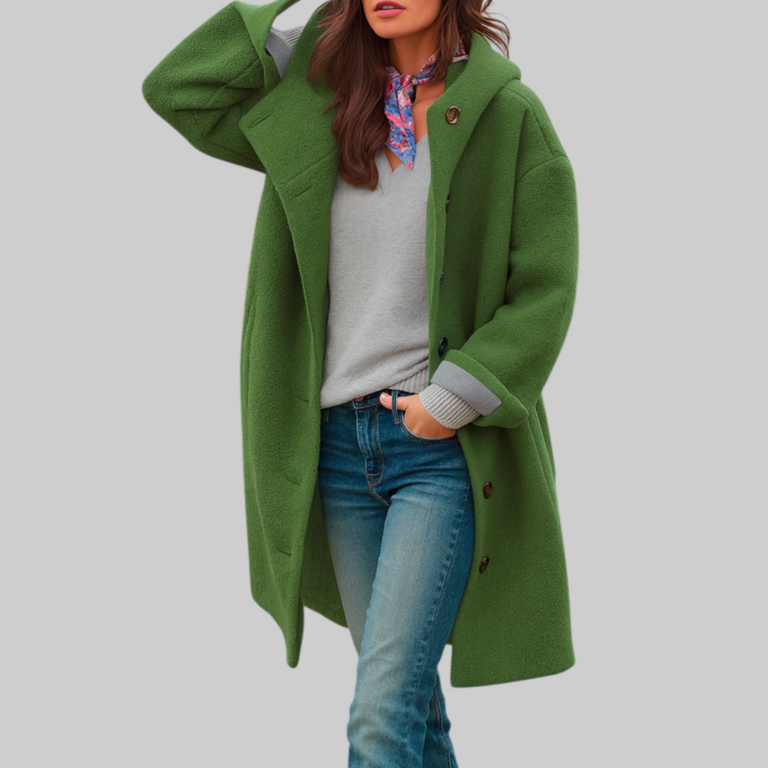 Freja | manteau quotidien, mi-long et confortable