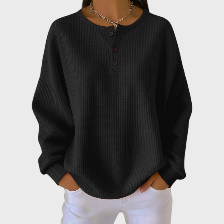 Iris | Pull en doux tricot gaufré