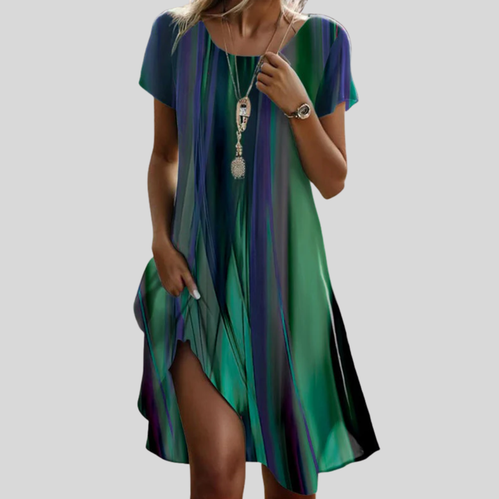 Genna - Robe Casual Boho Dégradé