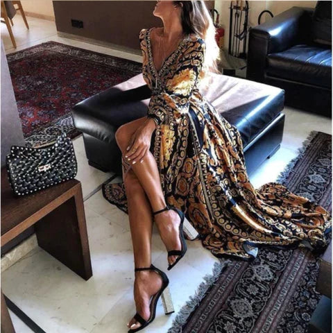 Faye - Robe Imprimée Boho