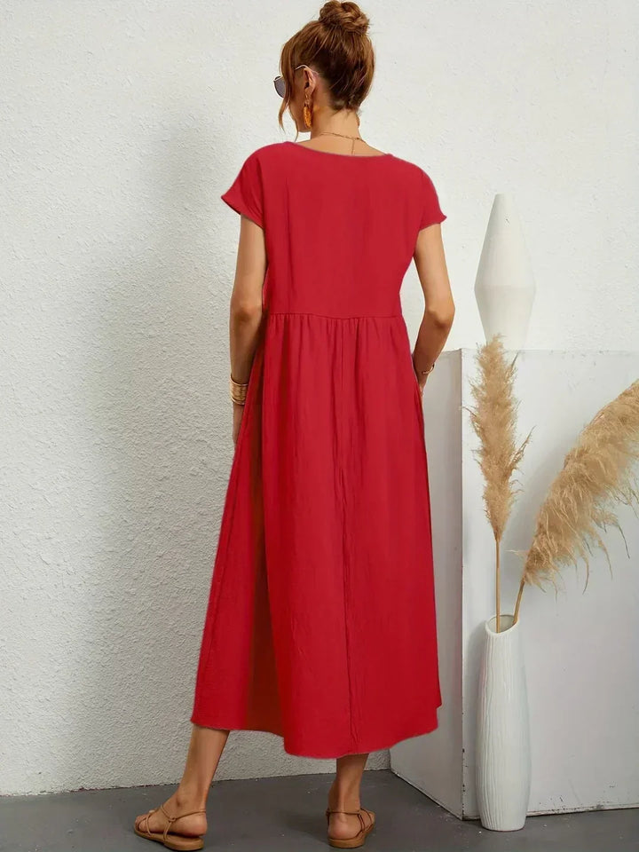 HEIKE | ROBE MIDI FLOTTANTE