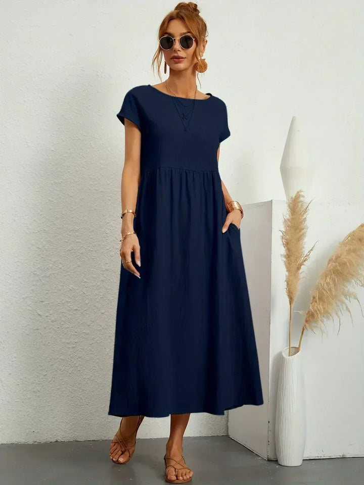 HEIKE | ROBE MIDI FLOTTANTE