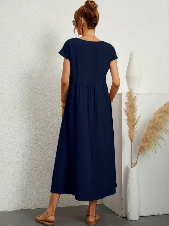 HEIKE | ROBE MIDI FLOTTANTE