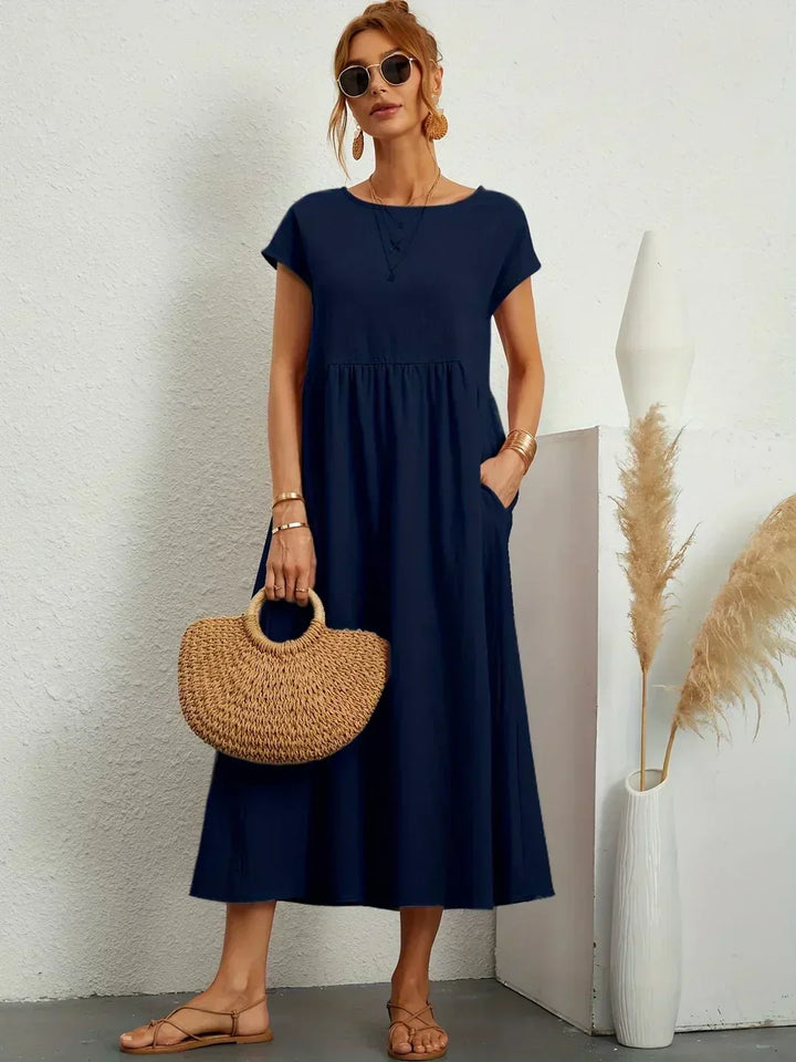 HEIKE | ROBE MIDI FLOTTANTE