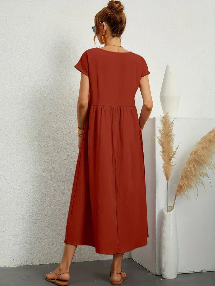 HEIKE | ROBE MIDI FLOTTANTE
