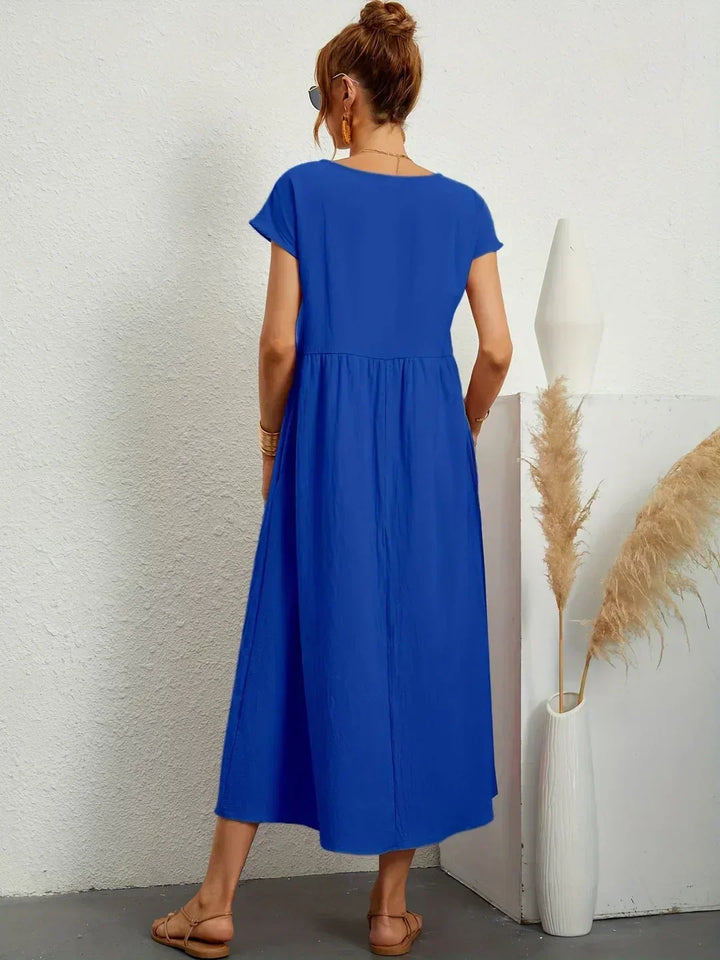 HEIKE | ROBE MIDI FLOTTANTE
