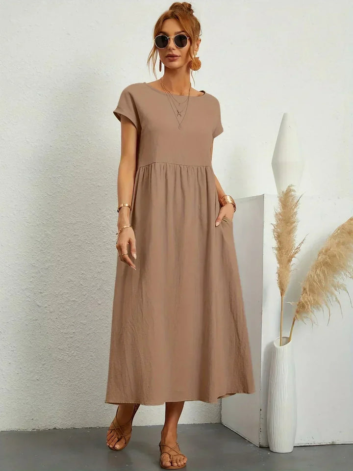HEIKE | ROBE MIDI FLOTTANTE