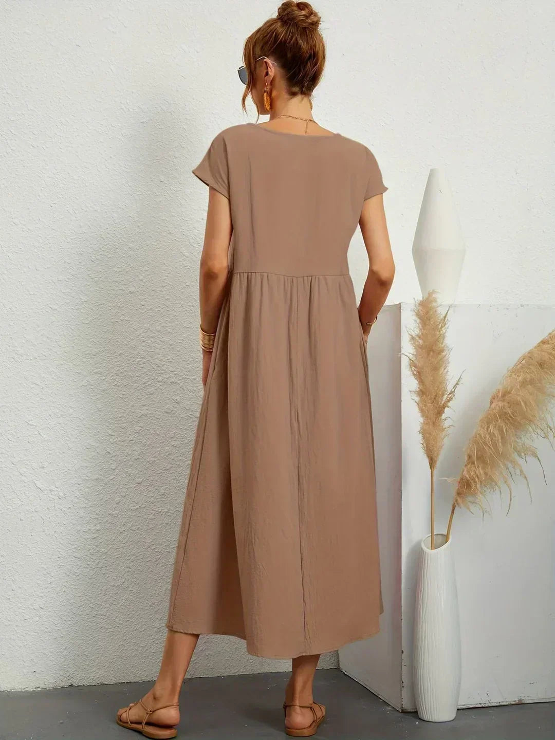 HEIKE | ROBE MIDI FLOTTANTE