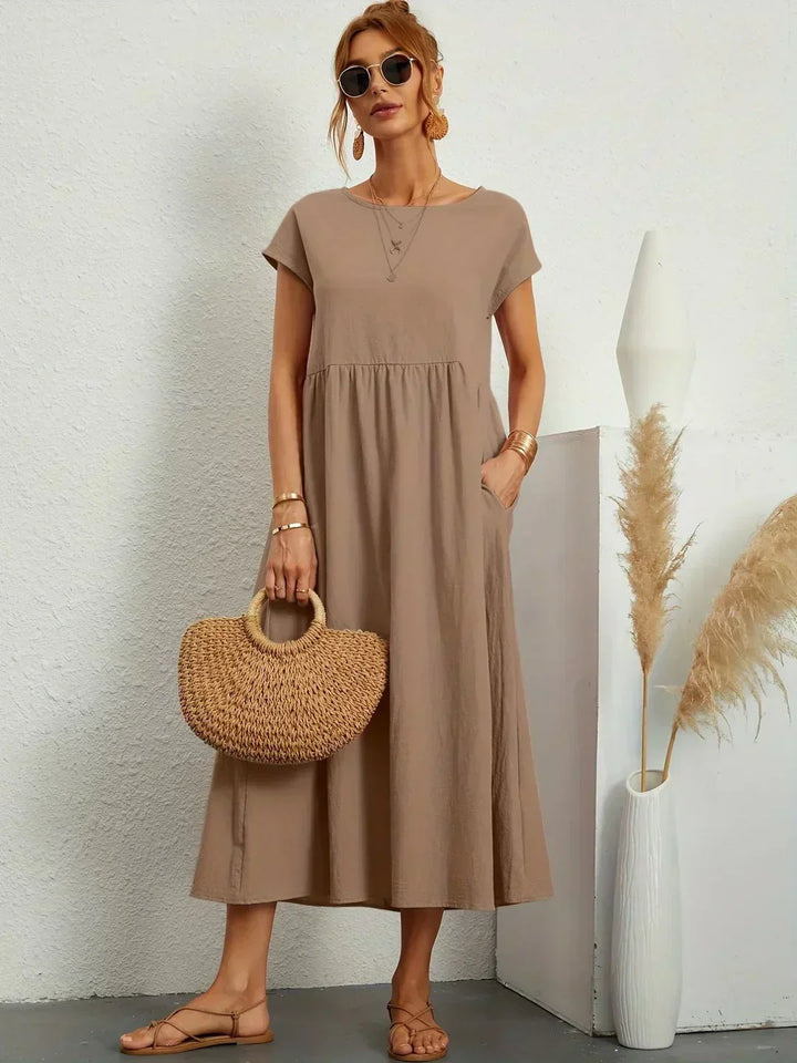 HEIKE | ROBE MIDI FLOTTANTE