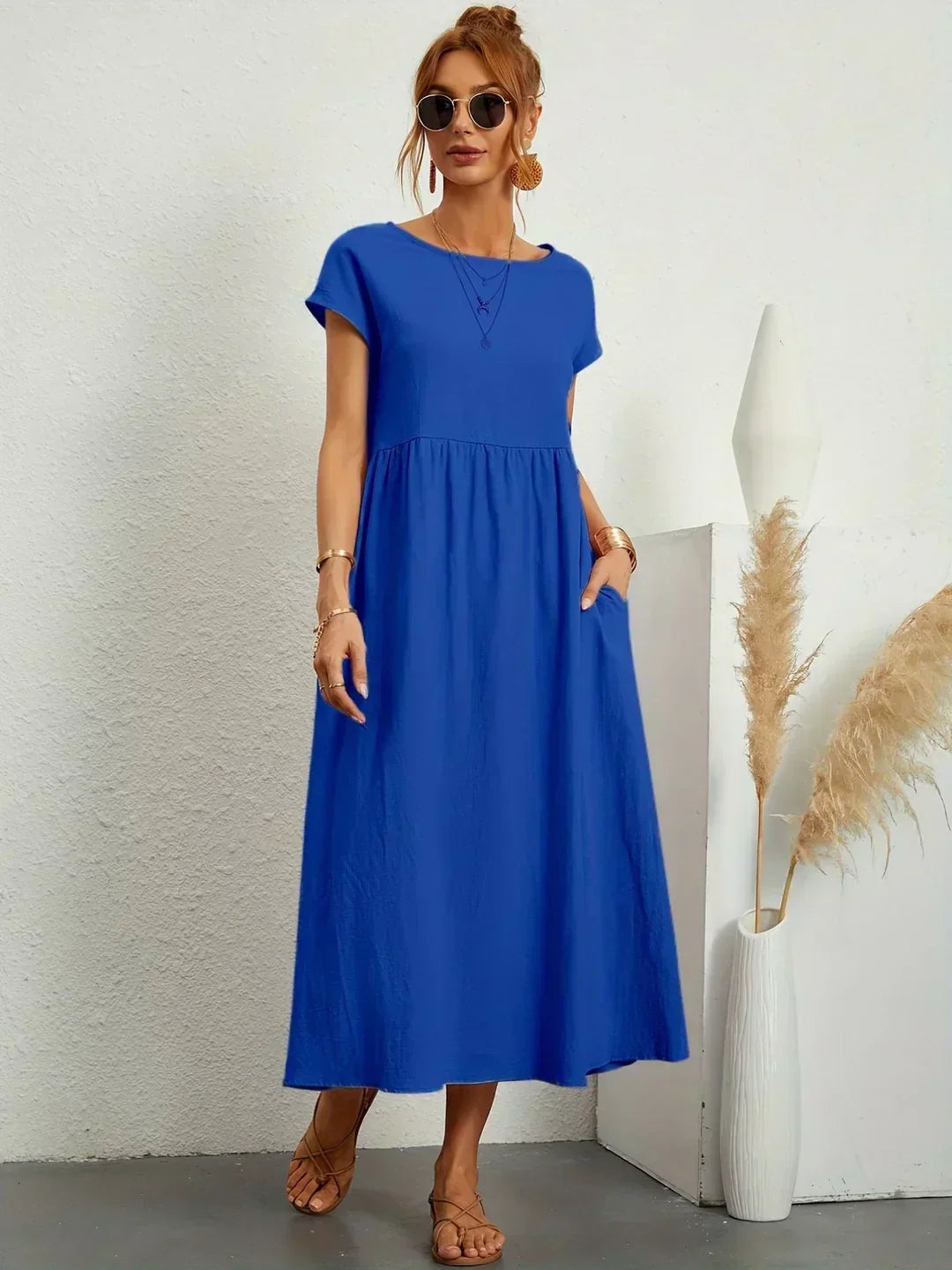 HEIKE | ROBE MIDI FLOTTANTE