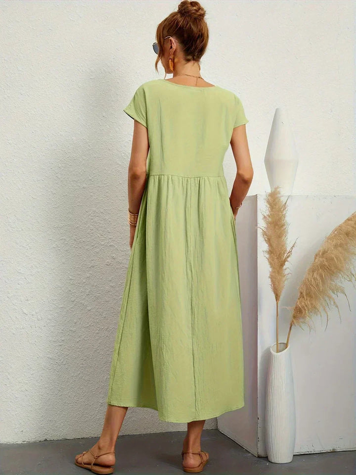 HEIKE | ROBE MIDI FLOTTANTE