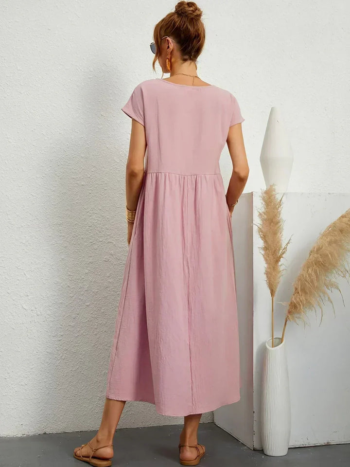 HEIKE | ROBE MIDI FLOTTANTE