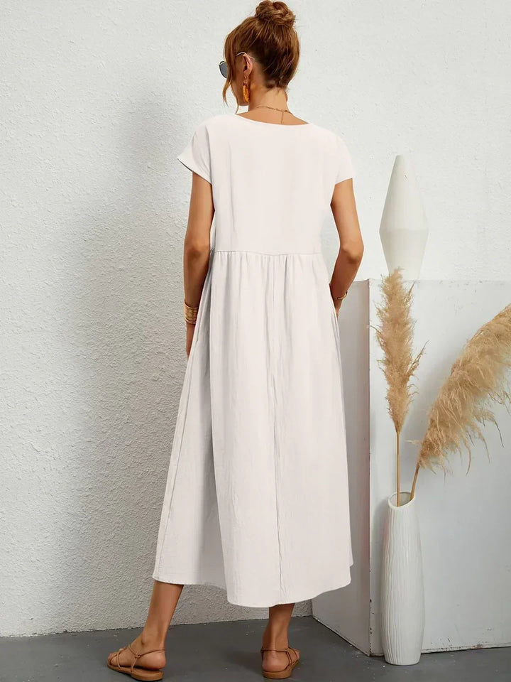 HEIKE | ROBE MIDI FLOTTANTE