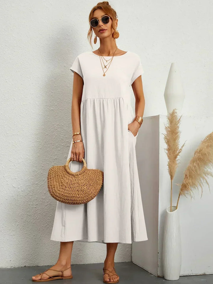 HEIKE | ROBE MIDI FLOTTANTE