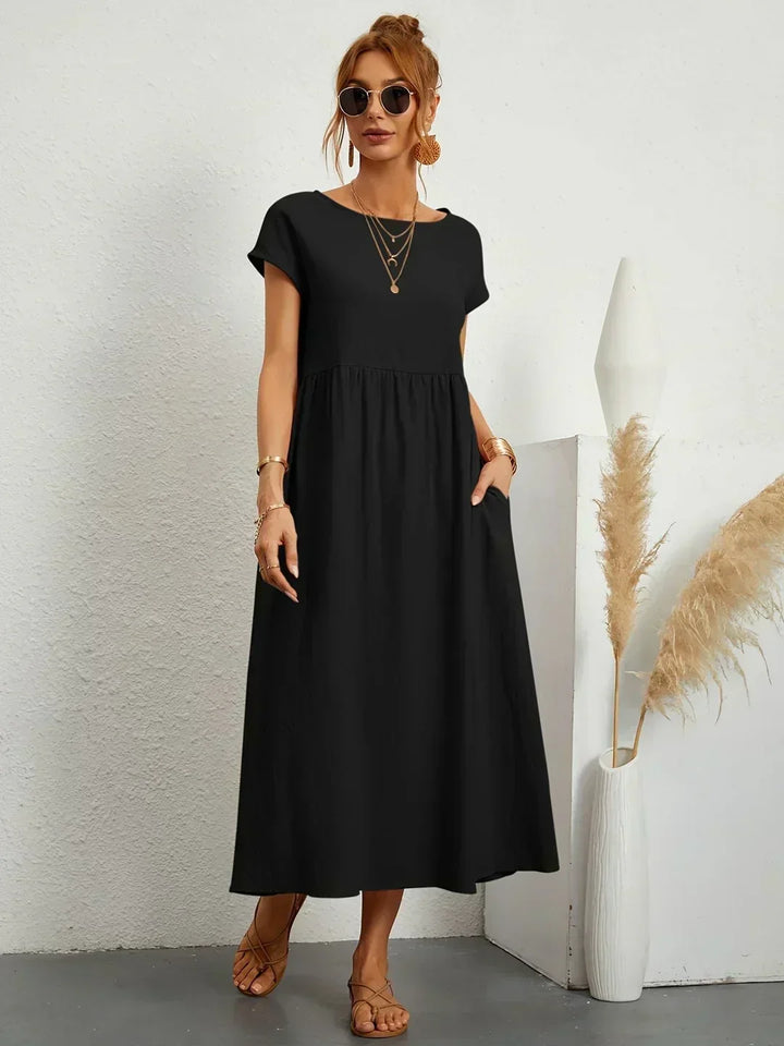 HEIKE | ROBE MIDI FLOTTANTE