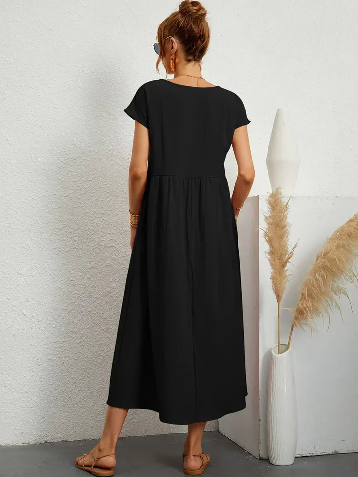 HEIKE | ROBE MIDI FLOTTANTE