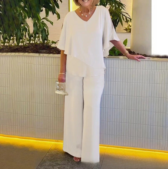 Martha | Ensemble d'été à jambes larges