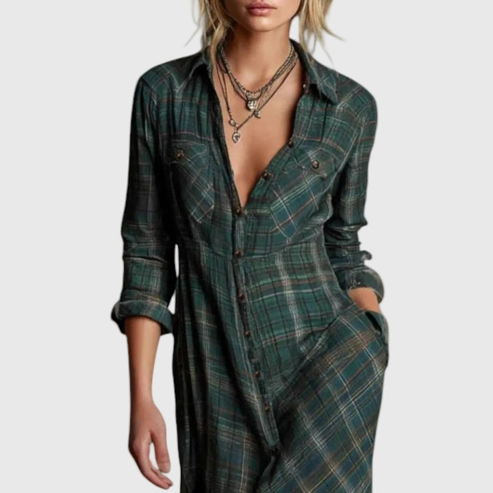 Robe Maxi Élégante | Rose