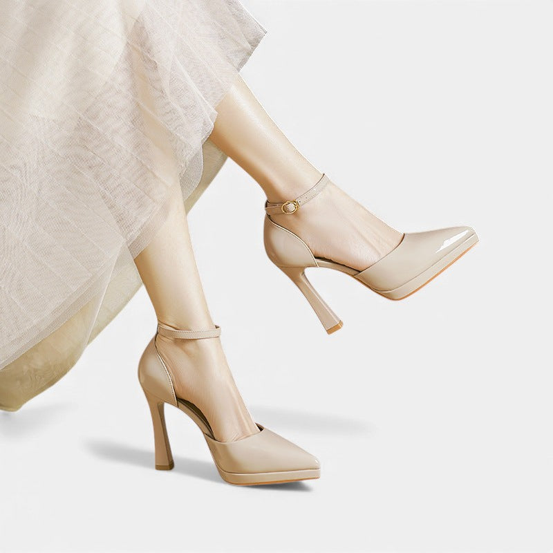 Talons en cuir Evette