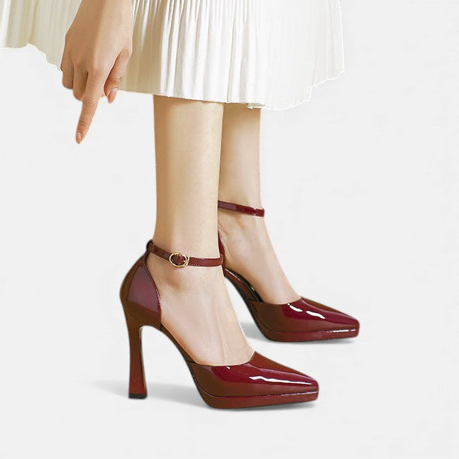 Talons en cuir Evette