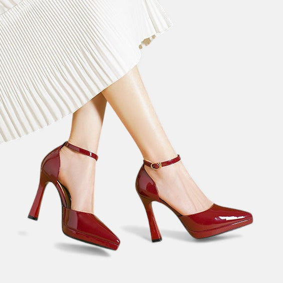 Talons en cuir Evette