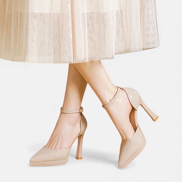 Talons en cuir Evette