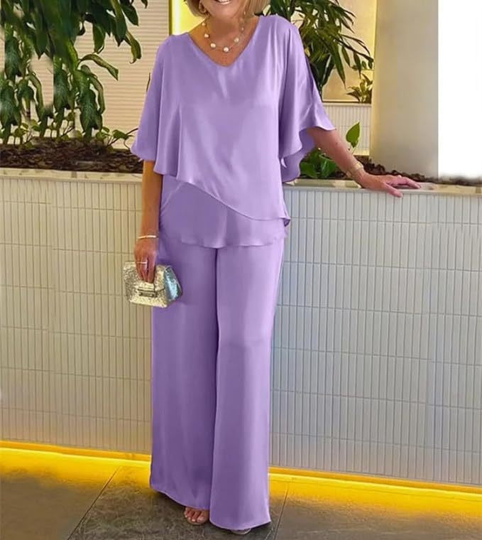 Martha | Ensemble d'été à jambes larges